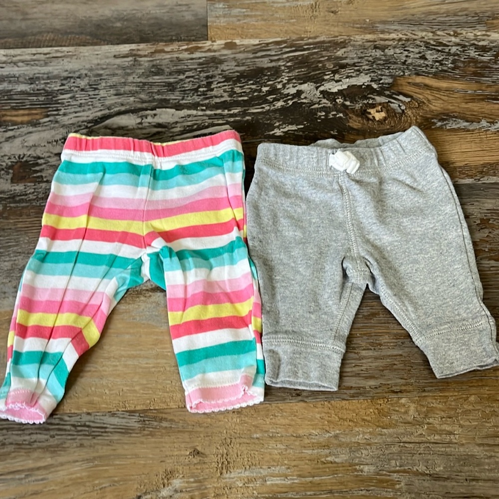 2 Baby Pants, Size Newborn